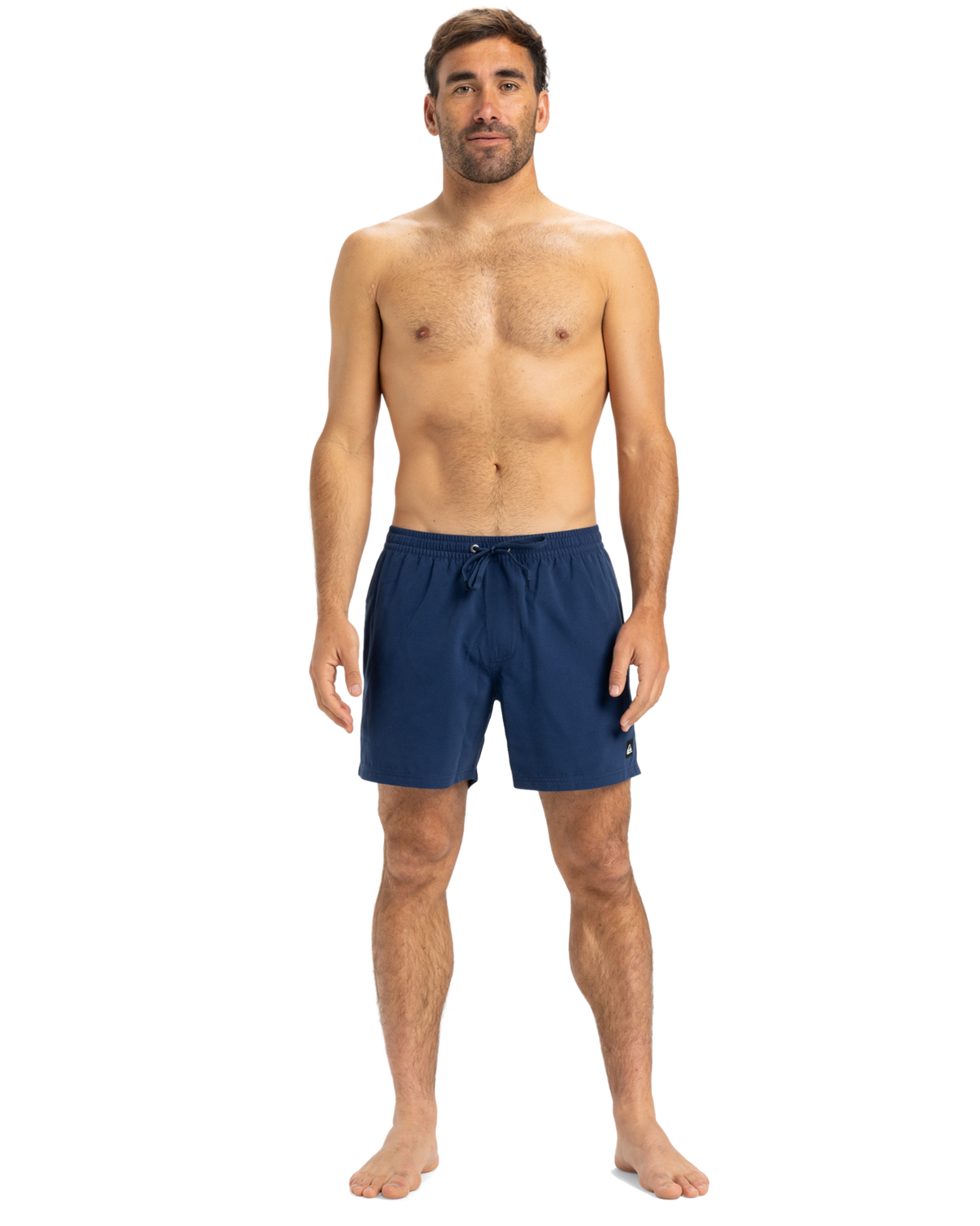 The Quiksilver Mens Everyday Solid Volley Shorts in Estate Blue