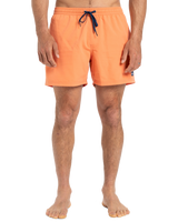 The Quiksilver Mens Everyday Solid Volley Shorts in Melon