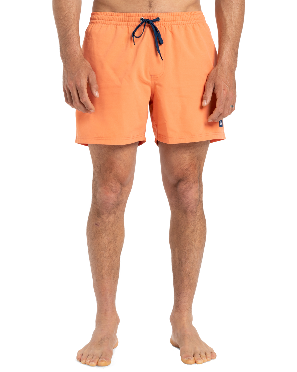 The Quiksilver Mens Everyday Solid Volley Shorts in Melon