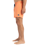 The Quiksilver Mens Everyday Solid Volley Shorts in Melon