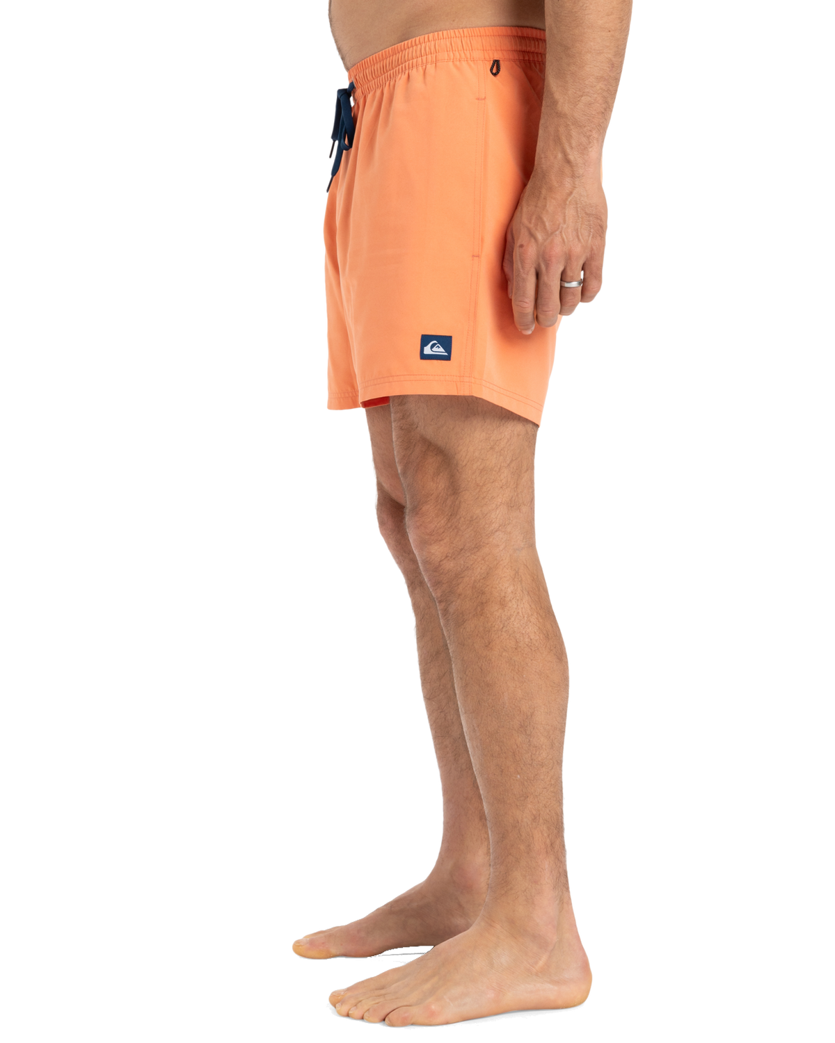 The Quiksilver Mens Everyday Solid Volley Shorts in Melon
