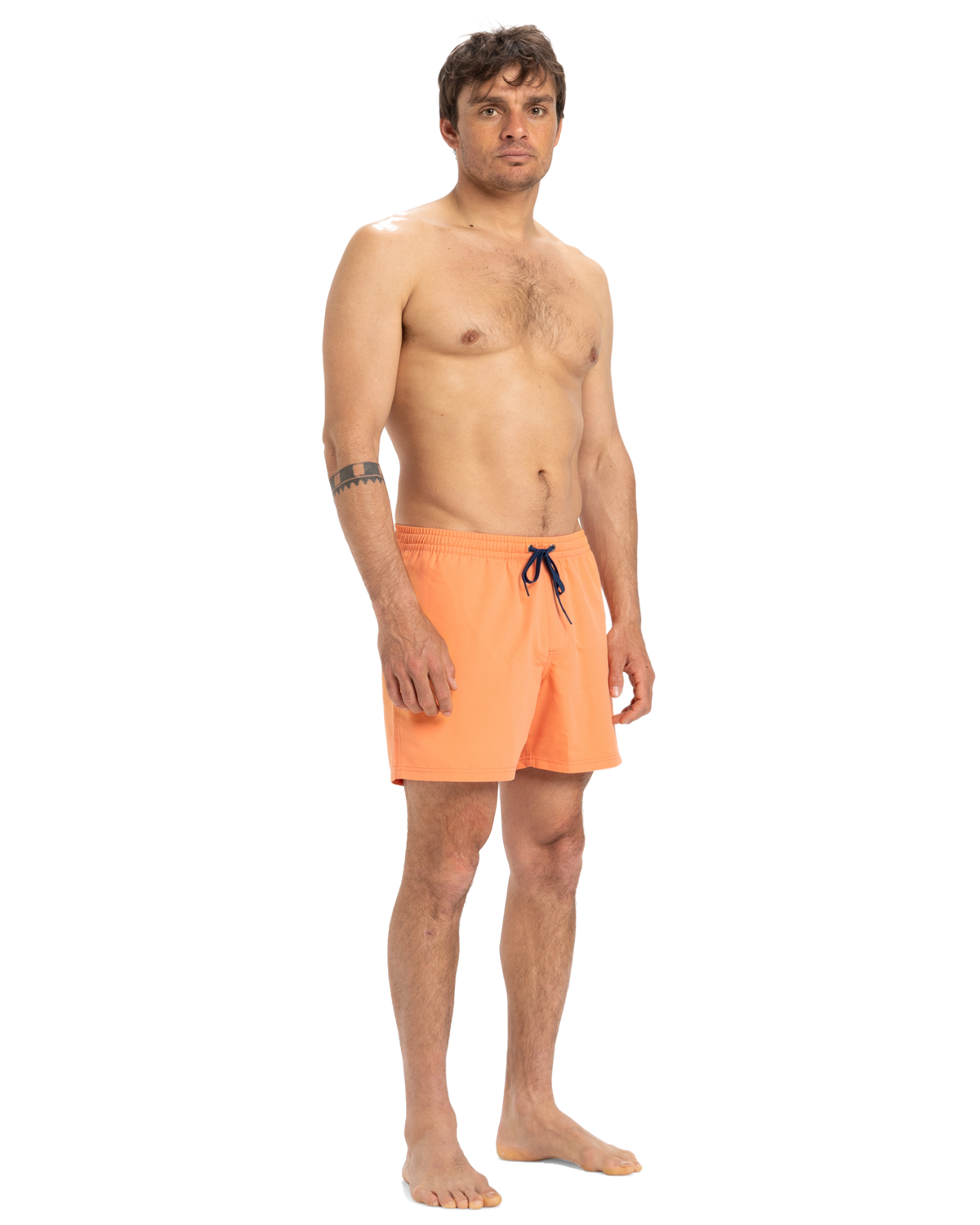 The Quiksilver Mens Everyday Solid Volley Shorts in Melon