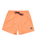 The Quiksilver Mens Everyday Solid Volley Shorts in Melon