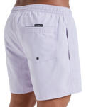 The Quiksilver Mens Everyday Solid Volley Shorts in Orchid Petal