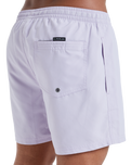 The Quiksilver Mens Everyday Solid Volley Shorts in Orchid Petal