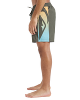The Quiksilver Mens Everyday Holmes Volley Shorts in Grape Leaf Holmes