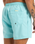 The Quiksilver Mens Fineline Volley Shorts in Aqua Sky