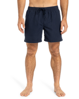 The Quiksilver Mens Fineline Volley Shorts in Dark Navy