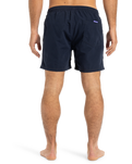 The Quiksilver Mens Fineline Volley Shorts in Dark Navy