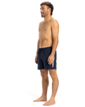 The Quiksilver Mens Fineline Volley Shorts in Dark Navy