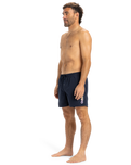The Quiksilver Mens Fineline Volley Shorts in Dark Navy