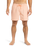 The Quiksilver Mens Fineline Volley Shorts in Peach Parfait