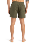 The Quiksilver Mens Fineline Volley Shorts in Aloe