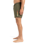 The Quiksilver Mens Fineline Volley Shorts in Aloe