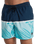 The Quiksilver Mens Everyday Poolsider Swimshorts in Dark Navy Panel Nat Geo