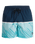 The Quiksilver Mens Everyday Poolsider Swimshorts in Dark Navy Panel Nat Geo
