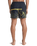 The Quiksilver Mens Everyday Poolsider Swimshorts in Black Panel Nat Geo