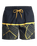 The Quiksilver Mens Everyday Poolsider Swimshorts in Black Panel Nat Geo