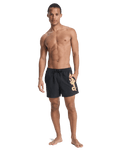 The Quiksilver Mens Everyday Malibu Swimshorts in Black