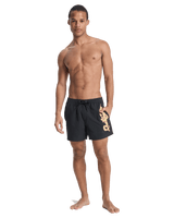 The Quiksilver Mens Everyday Malibu Swimshorts in Black