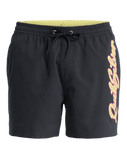 The Quiksilver Mens Everyday Malibu Swimshorts in Black