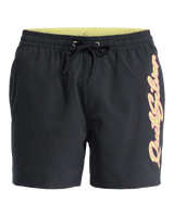 The Quiksilver Mens Everyday Malibu Swimshorts in Black