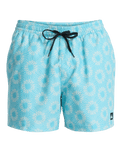 Everyday Printed Volley Shorts in Aqua Ocean Mayhem