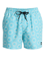 Everyday Printed Volley Shorts in Aqua Ocean Mayhem