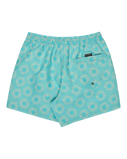 Everyday Printed Volley Shorts in Aqua Ocean Mayhem