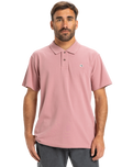 The Quiksilver Mens DNA Polo Shirt in Lilac