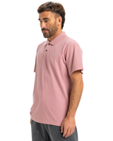The Quiksilver Mens DNA Polo Shirt in Lilac