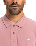 The Quiksilver Mens DNA Polo Shirt in Lilac