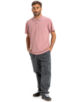 The Quiksilver Mens DNA Polo Shirt in Lilac
