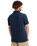 The Quiksilver Mens Stretch Polo Shirt in Dark Navy