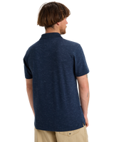 The Quiksilver Mens Stretch Polo Shirt in Dark Navy
