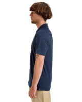 The Quiksilver Mens Stretch Polo Shirt in Dark Navy