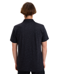 The Quiksilver Mens Stretch Polo Shirt in Black