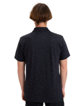 The Quiksilver Mens Stretch Polo Shirt in Black