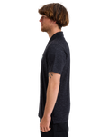 The Quiksilver Mens Stretch Polo Shirt in Black