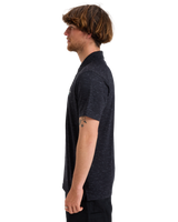 The Quiksilver Mens Stretch Polo Shirt in Black