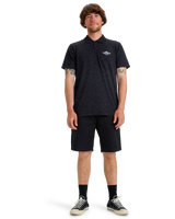 The Quiksilver Mens Stretch Polo Shirt in Black