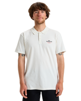 The Quiksilver Mens Stretch Polo Shirt in Snow White