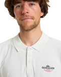 The Quiksilver Mens Stretch Polo Shirt in Snow White