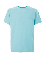 Slub Roundneck T-Shirt in Aqua Sky