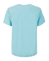 Slub Roundneck T-Shirt in Aqua Sky