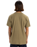 The Quiksilver Mens Slub Roundneck T-Shirt in Aloe