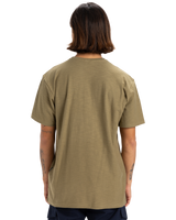 The Quiksilver Mens Slub Roundneck T-Shirt in Aloe