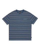 The Quiksilver Mens Tilebloom T-Shirt in Vintage Indigo