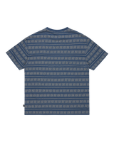 The Quiksilver Mens Tilebloom T-Shirt in Vintage Indigo