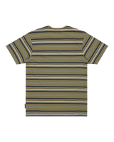 The Quiksilver Mens Tengha Stripe T-Shirt in Aloe Tengha